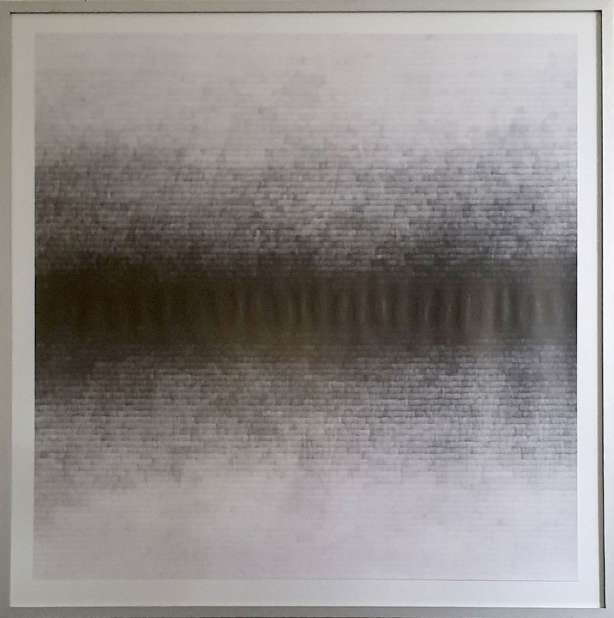 Gewebe III, 2020, Bleistift auf Papier, 90 x 90 cm