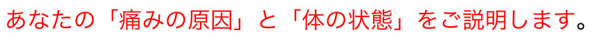 あなたの「痛みの原因」と「体の状態」をご説明します。愛知県東海市の頭痛専門みらくる整体院。