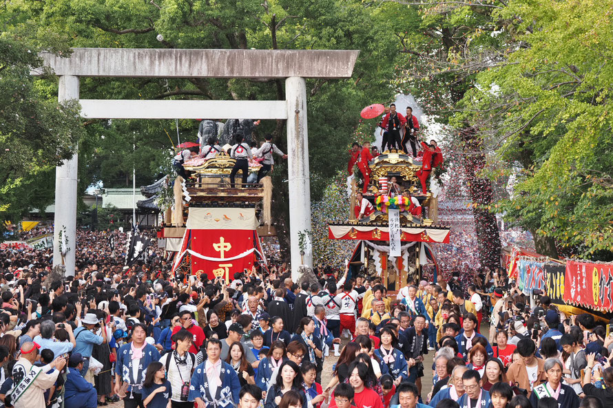 挙母祭り風景