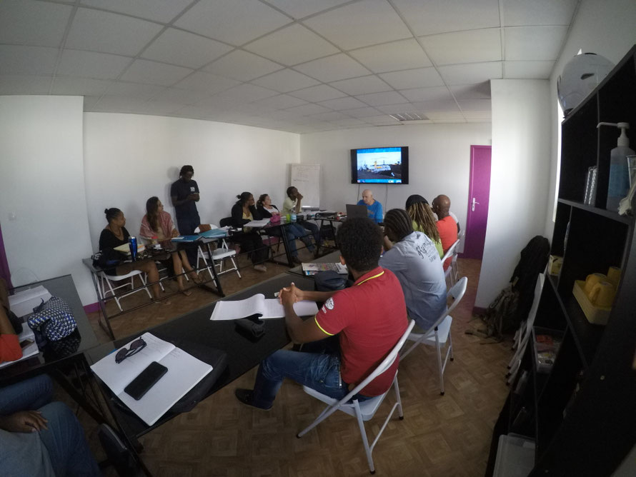 Formation donnée : Stratégies de lutte contre les pollutions marines - Rivière Salée - Martinique