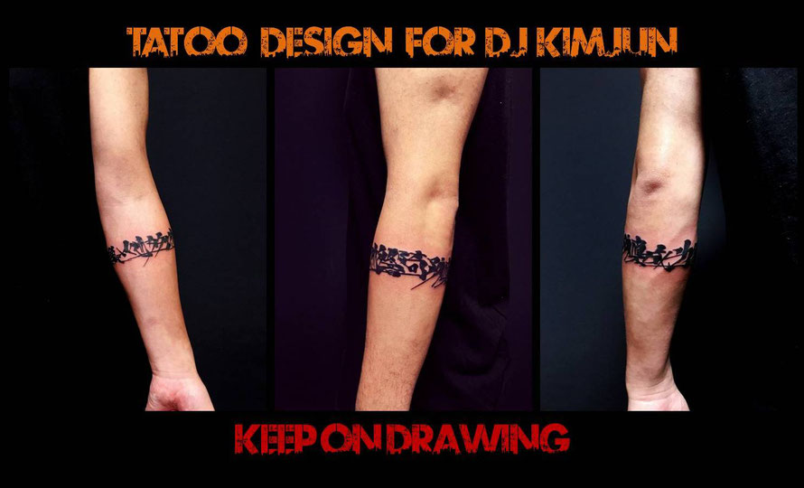 TATOO DESIGN for DJ KiMJUN様