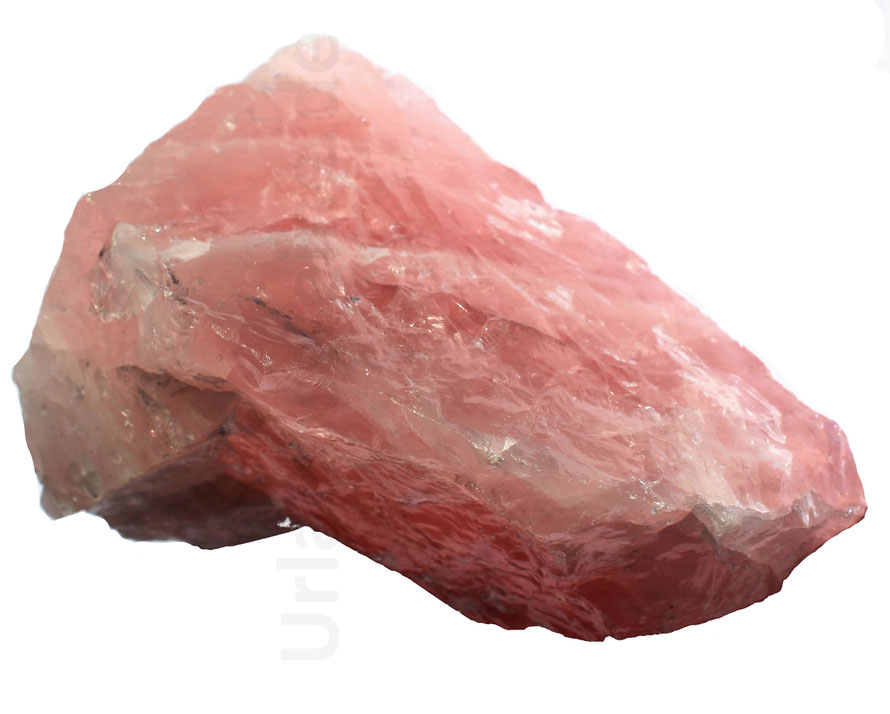 3,2 kg schwerer Rosenquartz aus Deutschland.