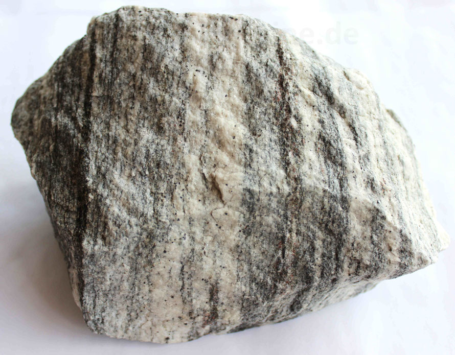 Großer Gneis, gefunden als Feldstein im Osten Brandenburgs.