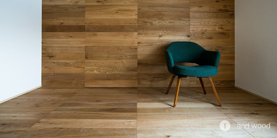 オーク フローリング 施工例 120巾 ismore andwood アンドウッド