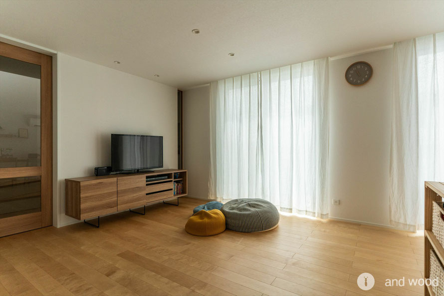 バーチ フローリング プライウッド ヘリンボーン アンドウッド andwood 杢目 1