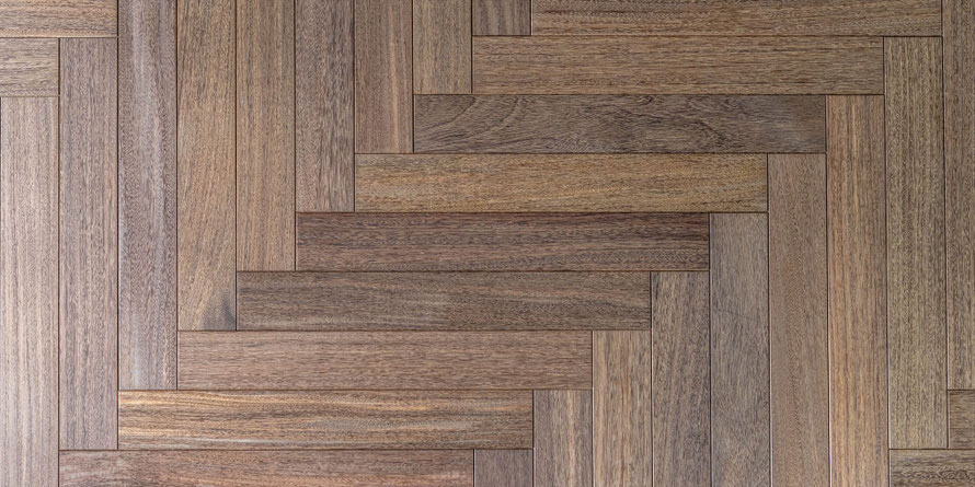 ユーラシアンチーク ヘリンボーン 無垢フローリング アンドウッド 