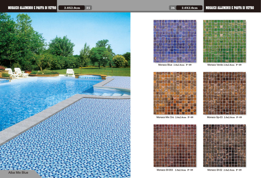 Mosaico mix blue