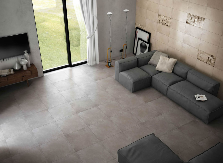 Serie Cement 60x60 colore tortora