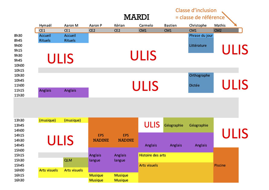 Emploi Du Temps En Ulis Site De Jauraisduetrefleuriste Emploi Du Temps En Ulis Site De Jauraisduetrefleuriste