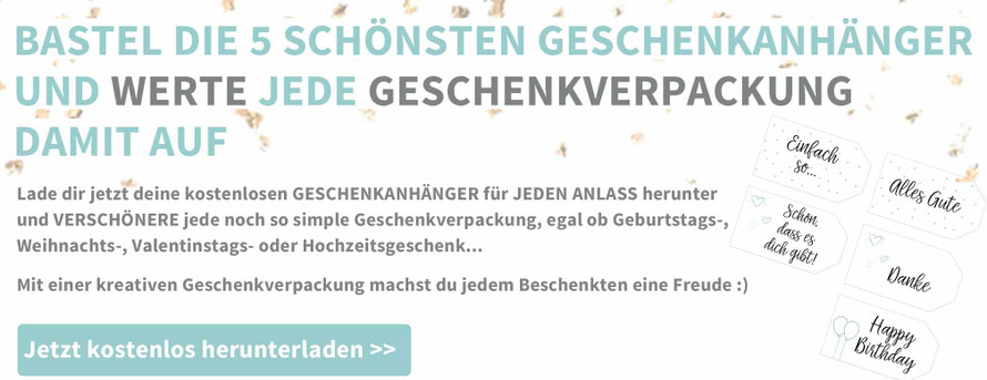 Kostenlose Vorlage Fur Die 5 Schonsten Geschenkanhanger Fur Jeden Anlass Einfach Vorlage Ausdrucken Und Geschenke Kreativ Verpacken Diy Shop Blog Downloaden Drucken Glucklich Sein