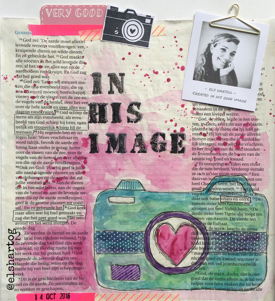 biblejournaling voorbeeld genesis1:27