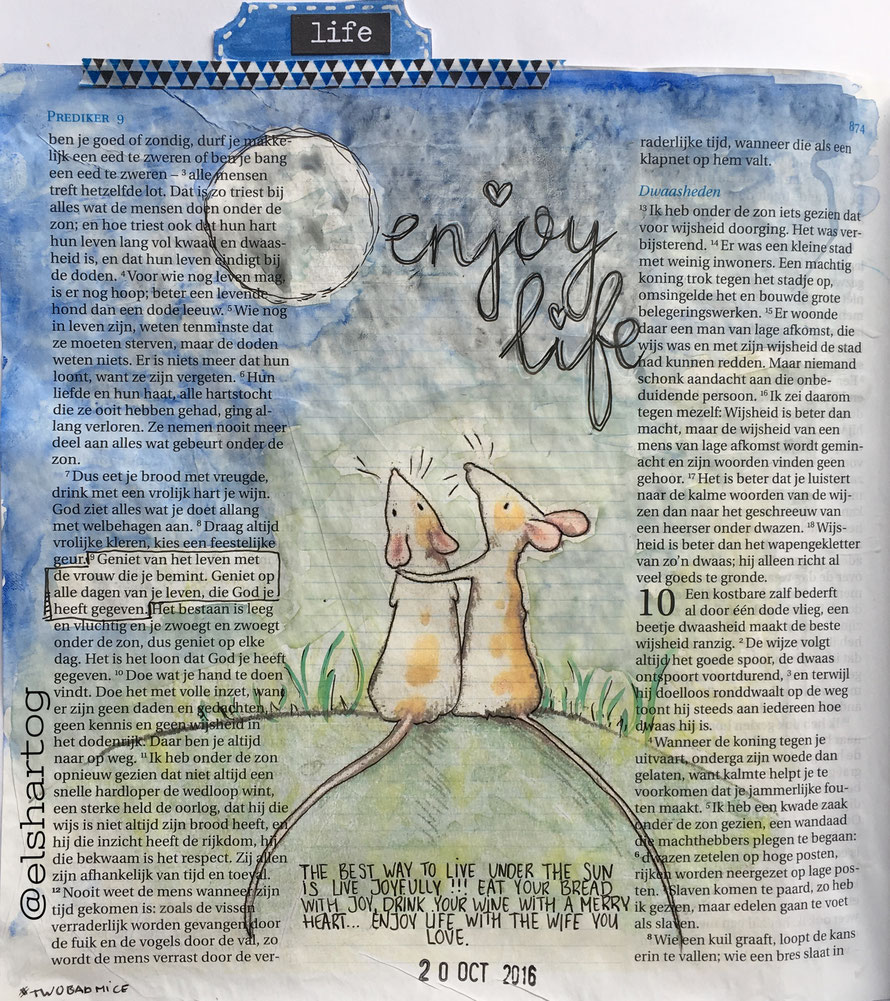 Biblejournaling Prediker 9:9
