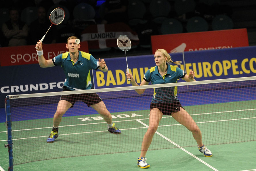 Marvin Seidel und Linda Efler (im Bild bei der Individual-EM 2017) stellten in Korea eine persönliche Bestleistung auf. Foto: Claudia Pauli.
