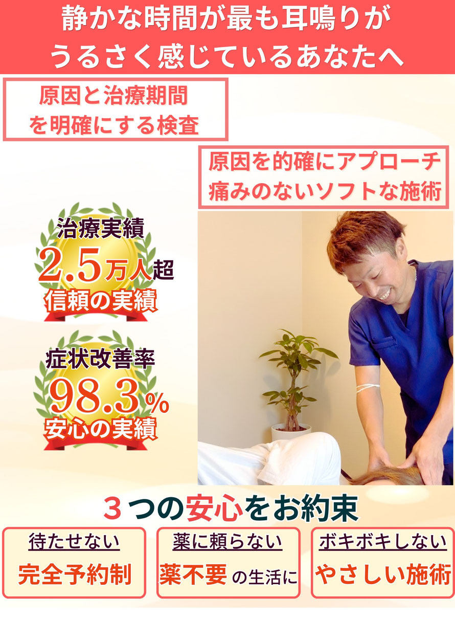 病院では「治らない」「うまく付き合うしかない」と言われていた耳鳴りを根本から改善