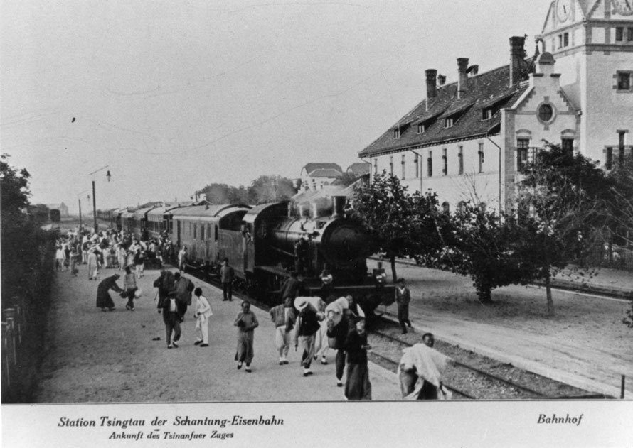 Station Tsingtau der Schantung-Eisenbahn