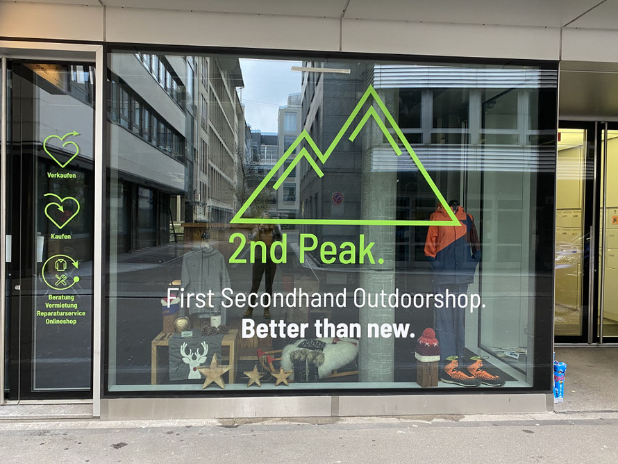 «2nd Peak», erstes Geschäft in Zürich  © Bellone Franchise Consulting GmbH