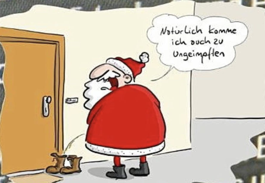 Karikatur zum Nikolaustag am 06.12.2021 in der Braunschweiger Zeitung
