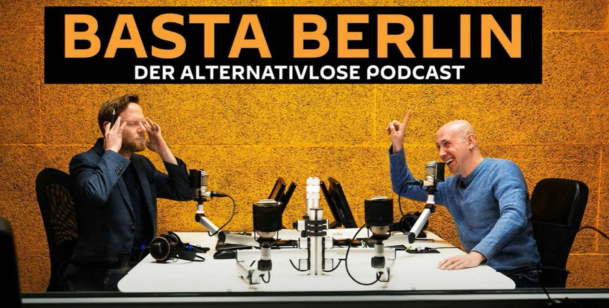 Marcel Joppa und Benjamin Gollme mit BASTA BERLIN (Screenshot youtube)