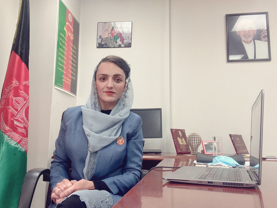 Zarifa Ghafari - afghanische Bürgermeisterin (Foto vom Juni 2020 / www.twitter.com): Wie wird es ihr heute gehen?
