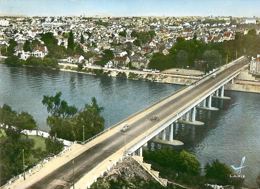 maisons-laffitte le pont sur la seine