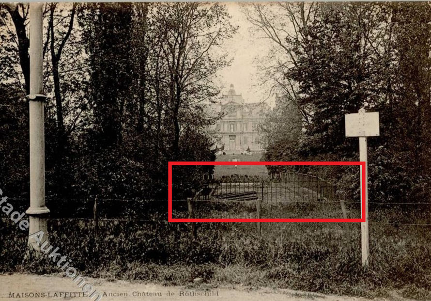 Le chateau de Maisons-Laffitte vers 1900