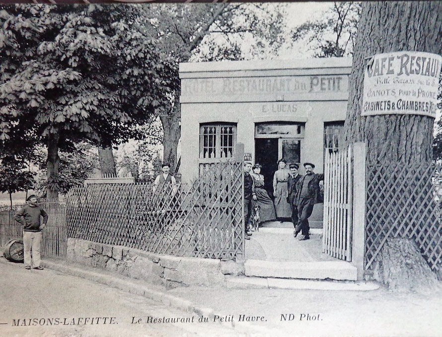 le restaurant "le petit havre" à maisons-laffitte