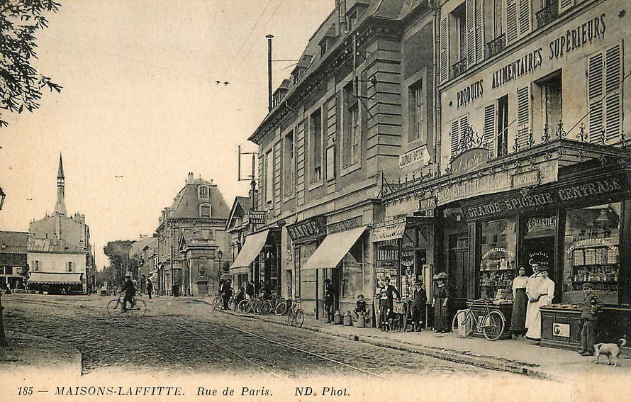 maisons-laffitte, rue de paris