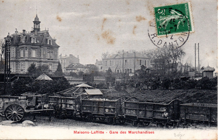 maisons-laffitte, place de la gare