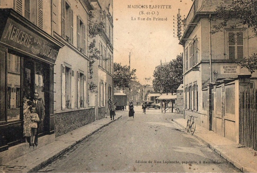 Avenue Longueil et rue du Prieuré au début du XXème siècle Locations