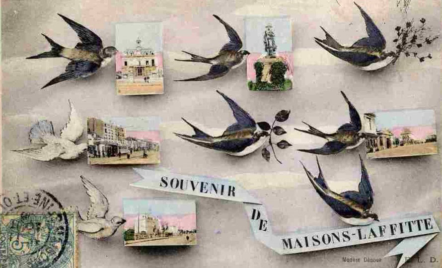 Carte postale souvenir de Maisons-Laffitte