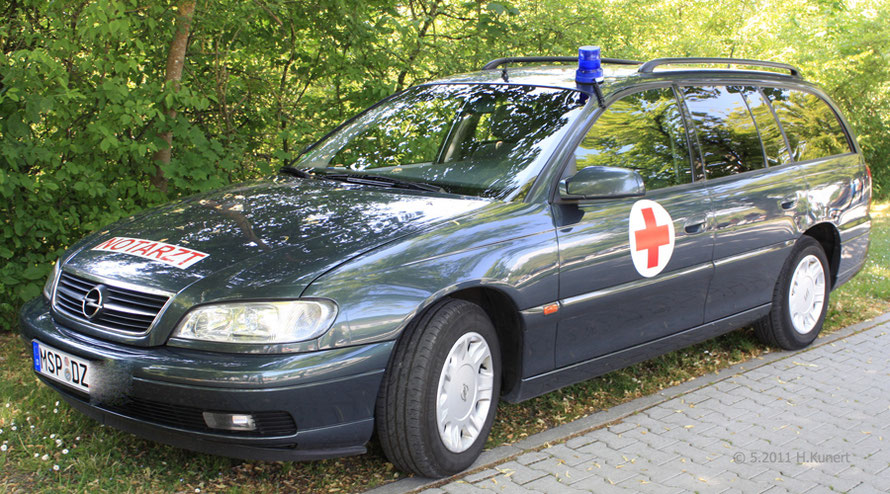 Hier als NOTARZT gekennzeichnet!