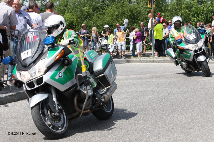 Bei der Bayernrundfahrt in Moosburg