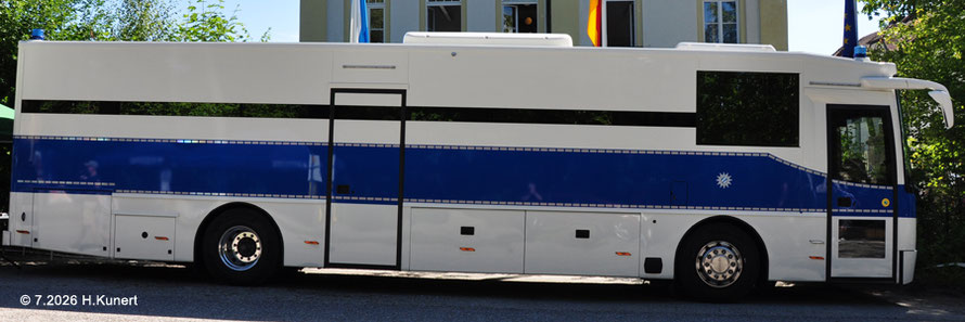 Großer Verschubbus aus München auf Scania Fahrgestell