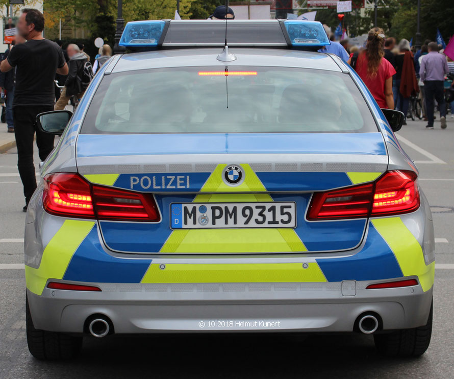 Aufnahmen endstanden bei einer Demo in München