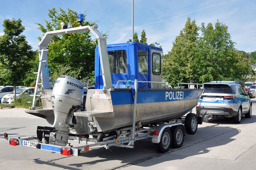 2020 bei einem Einsatz am Chiemsee mit TEE-Rover als Zugfahrzeug.