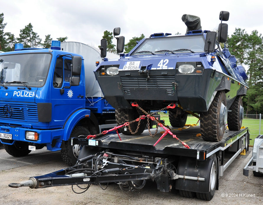 Beim Tag der offenen Tür verladen mit dem SW 42