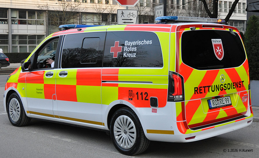 Das neue REF (74/1) aus Rosenheim, im wöchentlichen Wechsel von BRK und Maltesern besetzt!