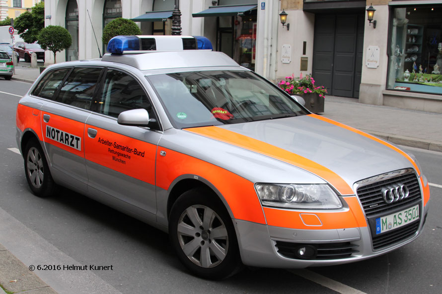 ASB mit Audi-Quattro heute mal als NEF!