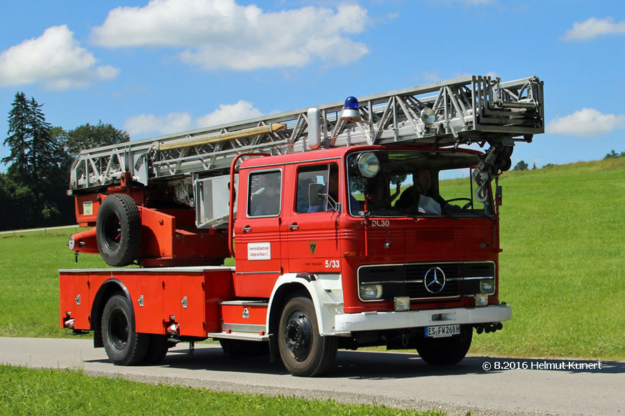 Stark vertreten die Feuerwehroldtimerfreunde Esslingen a. N.