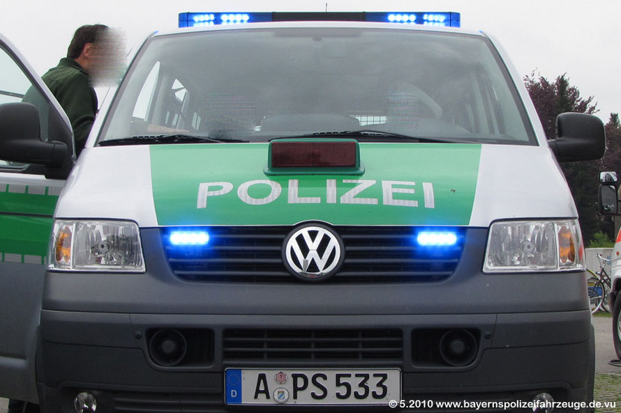 Balken und Frontblitzern in Aktion