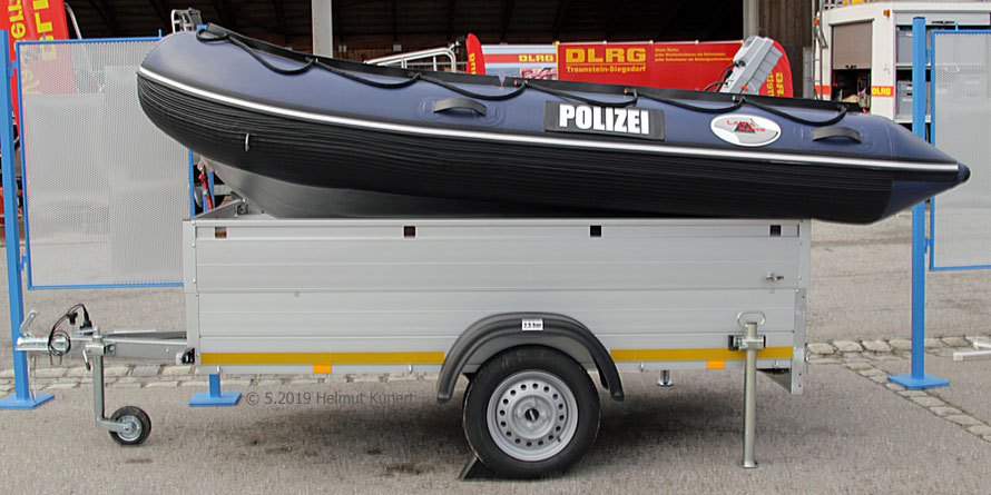 Komplett mit Schlauchboot WSP 5