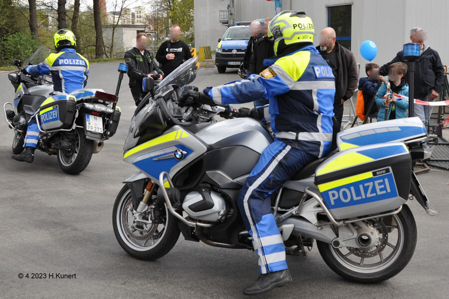 Bei der Motorradsternfahrt in Kulmbach