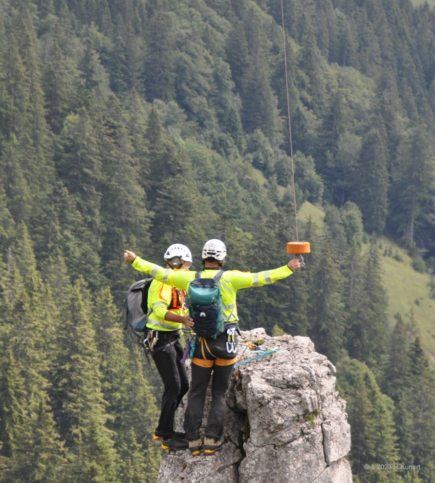 Beim zu Rettenden abgesetzt
