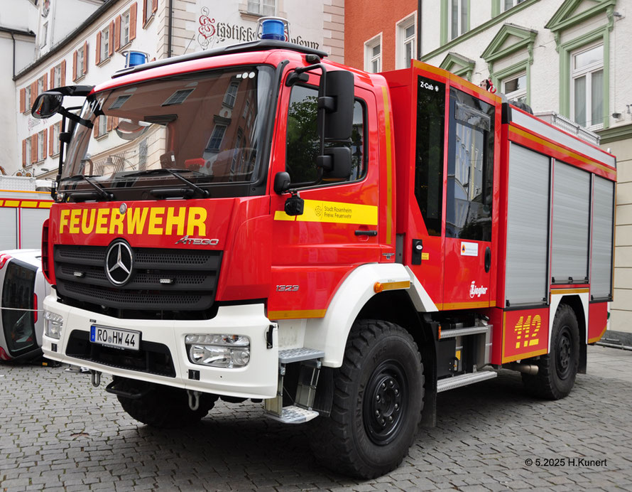 Die örtliche Feuerwehr