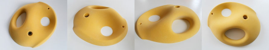 polyurethane climbing hold made by stonedoc the climbing hold shaper and designer