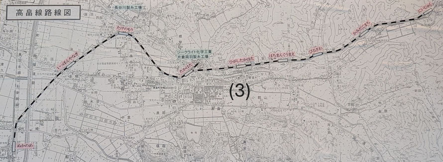 旧山形交通高畠線（高畠町郷土資料館）