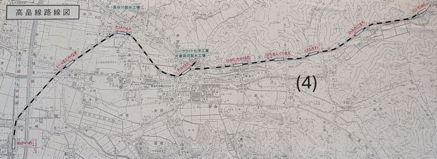 旧山形交通高畠線（高畠町郷土資料館）
