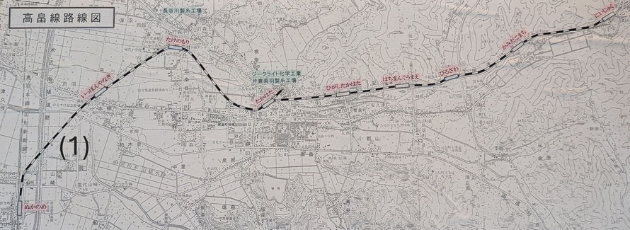 旧山形交通高畠線（高畠町郷土資料館）