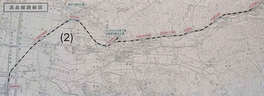 旧山形交通高畠線（高畠町郷土資料館）