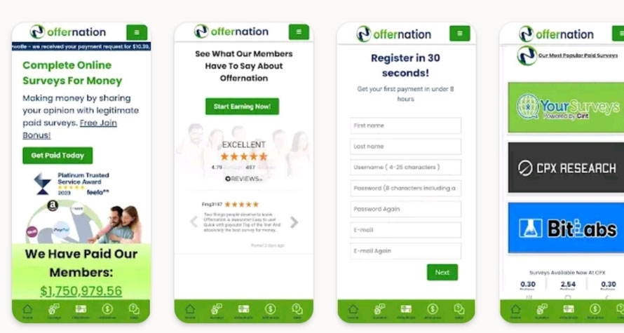 Offernation Mobile Application 